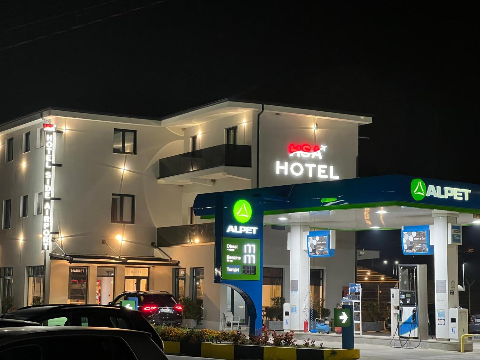 Side Airport Hotel Kruje Luaran gambar